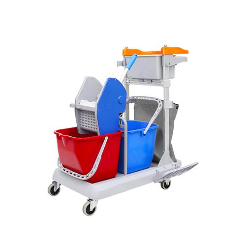 帶剎車(chē)靈動(dòng)型排拖系統清潔車(chē) 配垃圾袋、15L水桶*2 JDB R30B