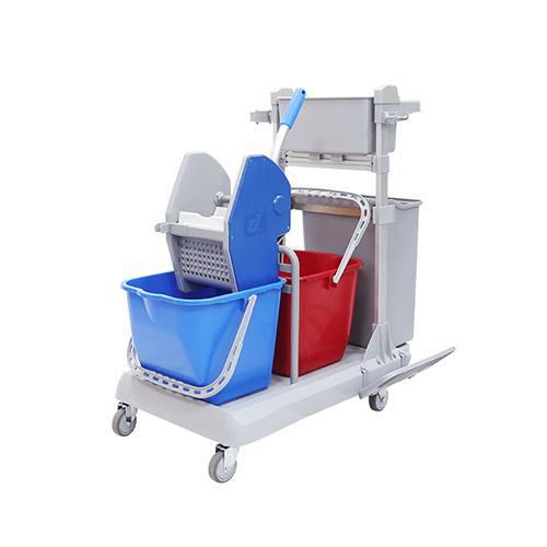 靈動(dòng)型排拖系統清潔車(chē) 配垃圾桶、2個(gè)15公升水桶 JD G30B