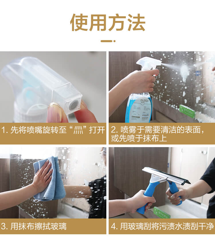 擦玻璃窗用什么清潔劑？Drdirt 即噴即用高效玻璃清潔劑