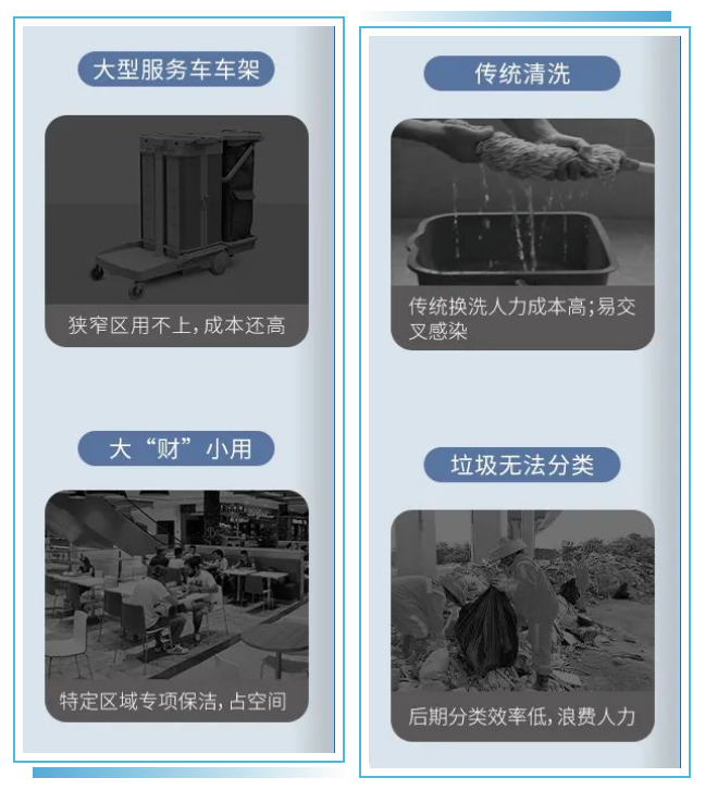 【新品】多元化的靈動(dòng)型清潔服務(wù)車(chē)，小身材，大才能